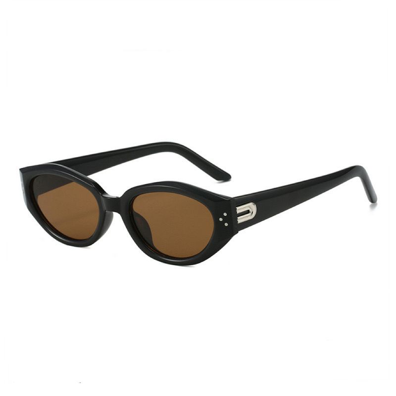 Occhiali da sole Cat Eye da donna, protezione solare di alta qualità, occhiali da uomo, occhiali da sole con montatura piccola e irregolare_voghion.com