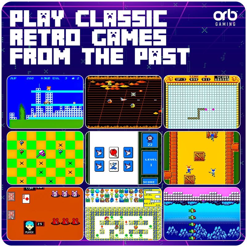 Orb – Retro-Mini-Handheld-Spielekonsole (150-in-1-Spiele)_voghion.com
