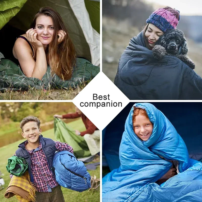CampingSleepingBagUltralightWaterproof4SeasonWarmEnvelopeBackpackingSleepingBagsforOutdoorTravelingHiking_voghion.com