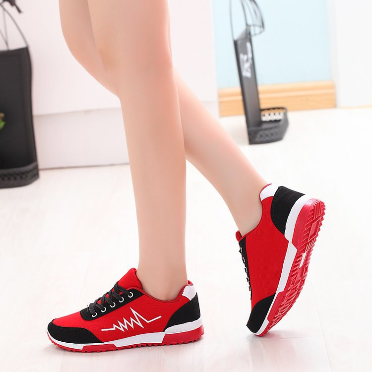 Damen-Sportschuhe, Freizeitschuhe, Sneakers, synthetische Fußgewölbeunterstützung, leicht zu reinigende Schuhe_voghion.com