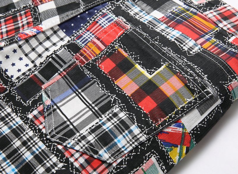 High-end 3D-jeans, witte slim fit, kleine rechte buis, katoenen elastische print, veelzijdige en minimalistische herenkleding_voghion.com