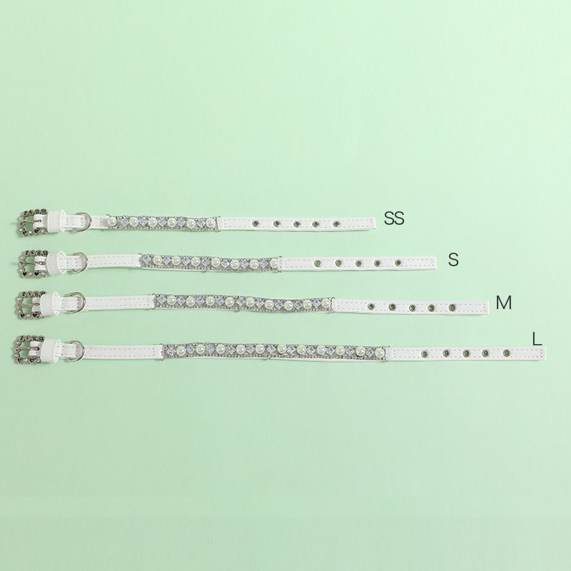 Pet supplies collar traction rope collar set cat necklace small and medium sized dog collar collar accessories_voghion.com