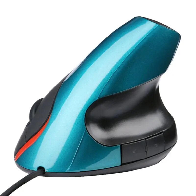 Vertical Gaming Wired Ergonomic USB Optics Mouse Mice 1600 DPI For PC_voghion.com