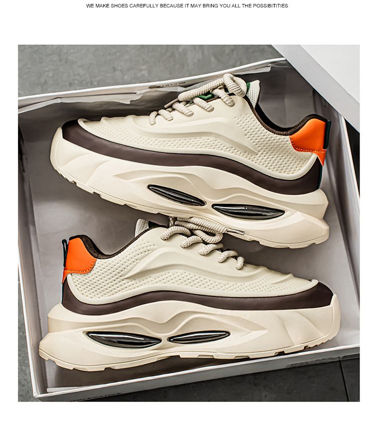 Baskets mode homme - Chaussures légères et antidérapantes pour papa, idéales pour la course à pied et les loisirs. Doublure en maille respirante, semelle épaisse et confortable._voghion.com