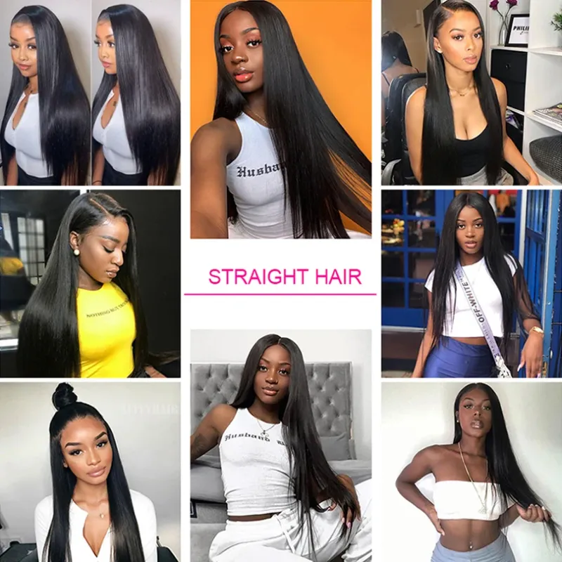 Jet Black Full Lace Wigs Sliky Straight Lijmloos Braziliaans Menselijk Haar 180% Dichtheid_voghion.com