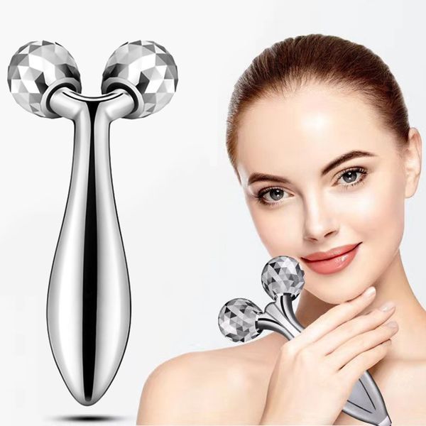 3D-Rollenmassagegerät, 360 Grad drehbar, dünnes Gesicht, Ganzkörper-Formmassagegerät, Lifting-Faltenentferner, Gesichtsmassage-Entspannungswerkzeug_voghion.com