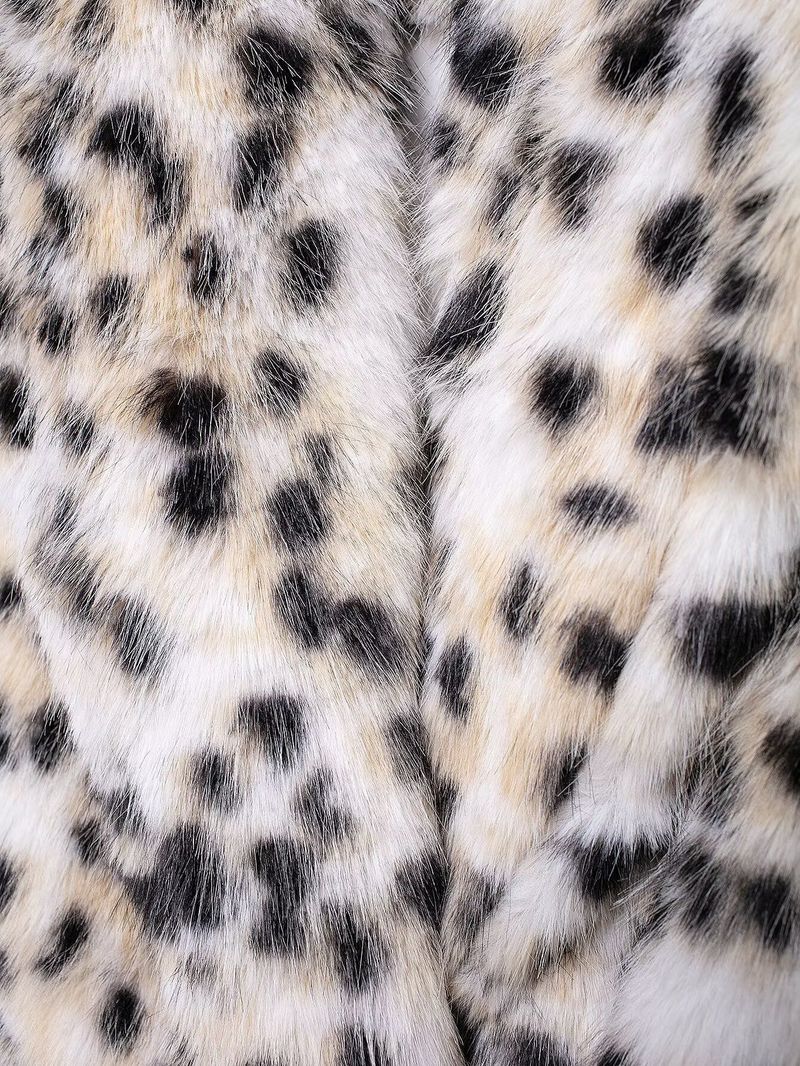 Damen Kunstpelzmantel mit Leopardenmuster, verdickte warme Langarm-Übergrößejacke für den Winter, Streetwear-Mode_voghion.com