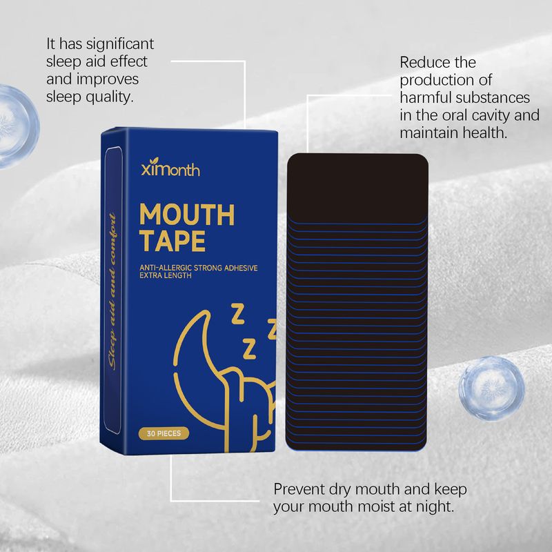 XIMONTH Sömnplåster mot snarkning Nattvård För nästäppa Snarkning Sömn Anti-snarkning Ventilationsplåster_voghion.com