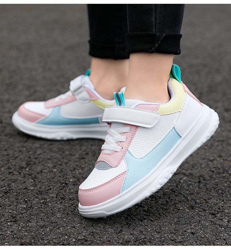 Scarpe per bambini Scarpe per bambini sneakers basse per bambini scarpe bianche per studenti primaverili scarpe sportive bianche per ragazzi e ragazze traspiranti con suola morbida_voghion.com