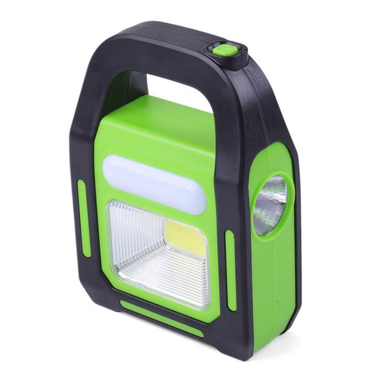 LED Outdoor Portable Work Solar COB Camping Light With Built-in USB Charging Searchlight_voghion.com