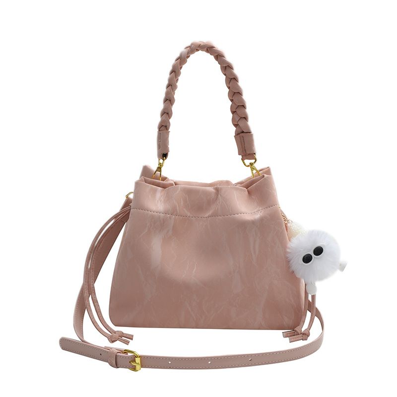 Borsa a secchiello con tracolla versatile e alla moda, di alta qualità, per le donne, 2024_voghion.com