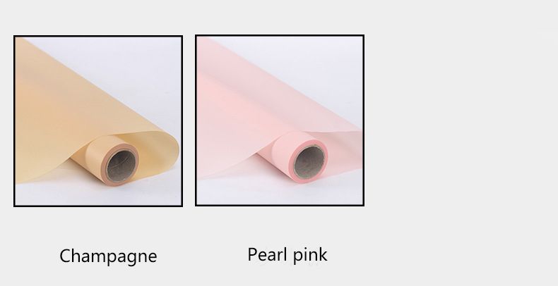Hârtie de împachetat flori, rolă de hârtie translucidă impermeabilă, panglică coreeană DIY, flori, ambalaje, 22,8 inch * 11 yd_voghion.com