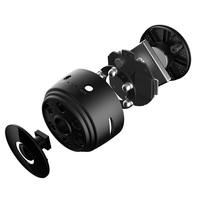 Telecamera di sorveglianza Wi-Fi A9 wireless intelligente grandangolare HD per interni ed esterni_voghion.com