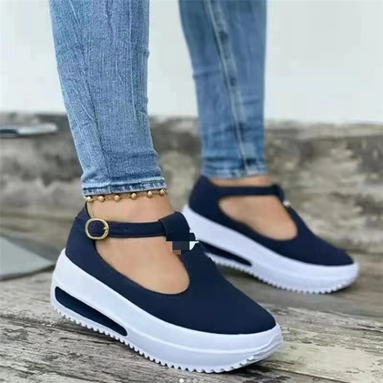 Damen-Bullock-Damenschuhe in Übergröße, bequeme, lässige Damenschuhe, runde Kopfschnür-Einzelschuhe_voghion.com