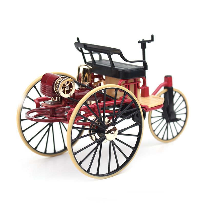 Novi 1:12 simulacijski retro legirani trokotačni klasični automobil kolekcija modela poklon igračka za odrasle ukras_voghion.com
