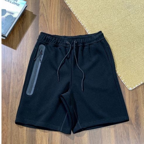 Men's Clothing 2024 Summer New Casual Sports Breathable Cotton Drawstring Front Side Zipper Multicolor Men's 172 Shorts_voghion.com