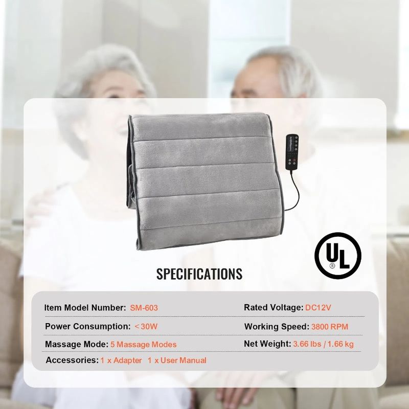 FullBody Pad Cushion 3 Vibrating Cushion Massage Massage 10 With Motor Vibration And Modes 5 Massage Heat Heating Mat Intensit_voghion.com