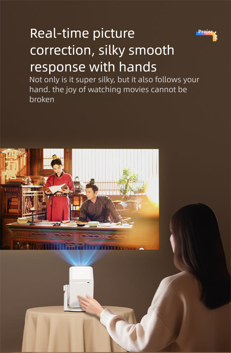 Umai T8 Home 4K Ultra HD Connect Ekran telefonu Poziomy projektor do biura wynajmu w akademiku_voghion.com