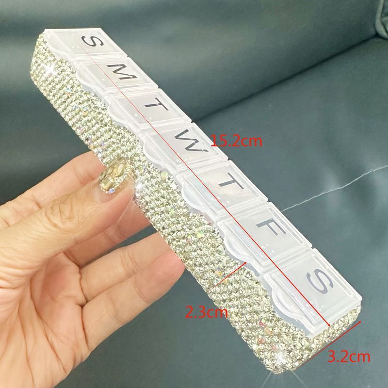 7 Günlük Hap Düzenleyici - Sabah/Akşam Hatırlatıcılı Kompakt PP Plastik Seyahat Çantası, Haplar, Vitaminler ve Küçük Aksesuarlar İçin Çok Amaçlı Saklama Kutusu_voghion.com