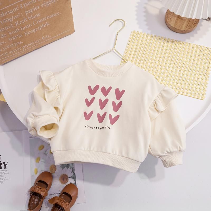 Suéter de cuello redondo para niñas, ropa nueva, top bonito e informal, para primavera y otoño, 2022_voghion.com