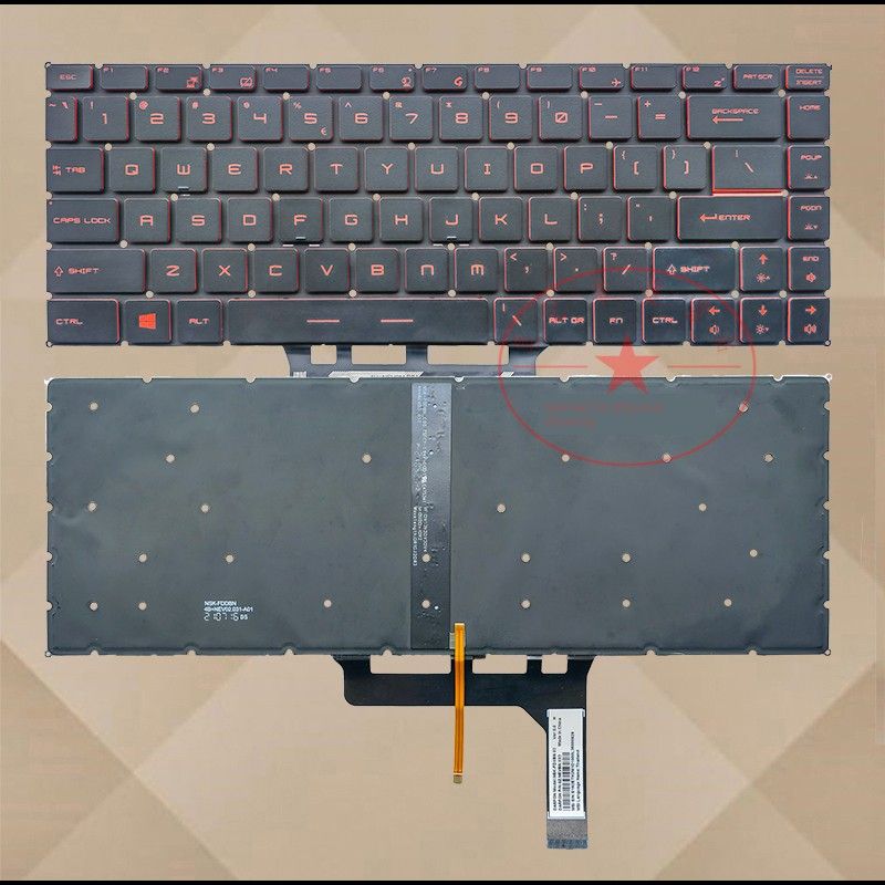 MSI Gf63 Thin 9sc/9sd 8rc 8rd MS-16R1 16r3 16w1 Gf65 Tastatur_voghion.com