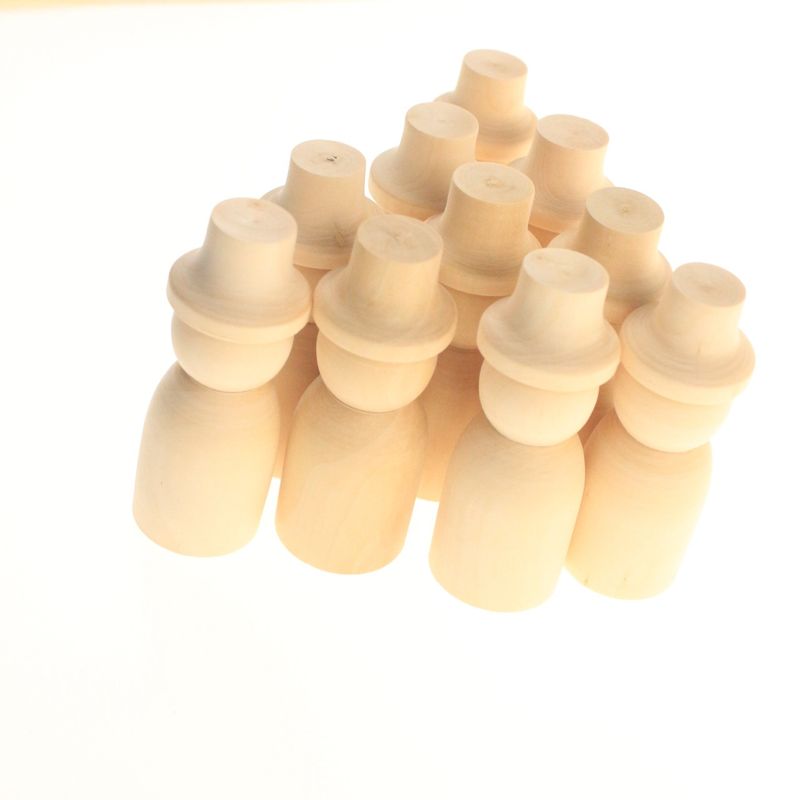 Creative toy puppet wooden color hand-painted DIY painting set wooden crafts home decoration props_voghion.com