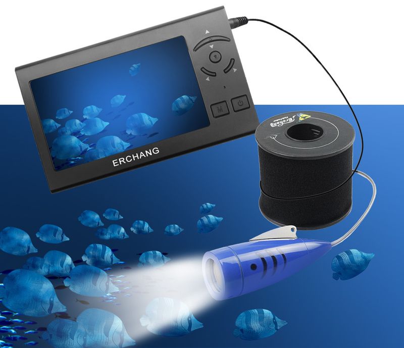 Visual Color HD undervandskamera 4,3-tommer Fish Finder Fishing Artefact_voghion.com