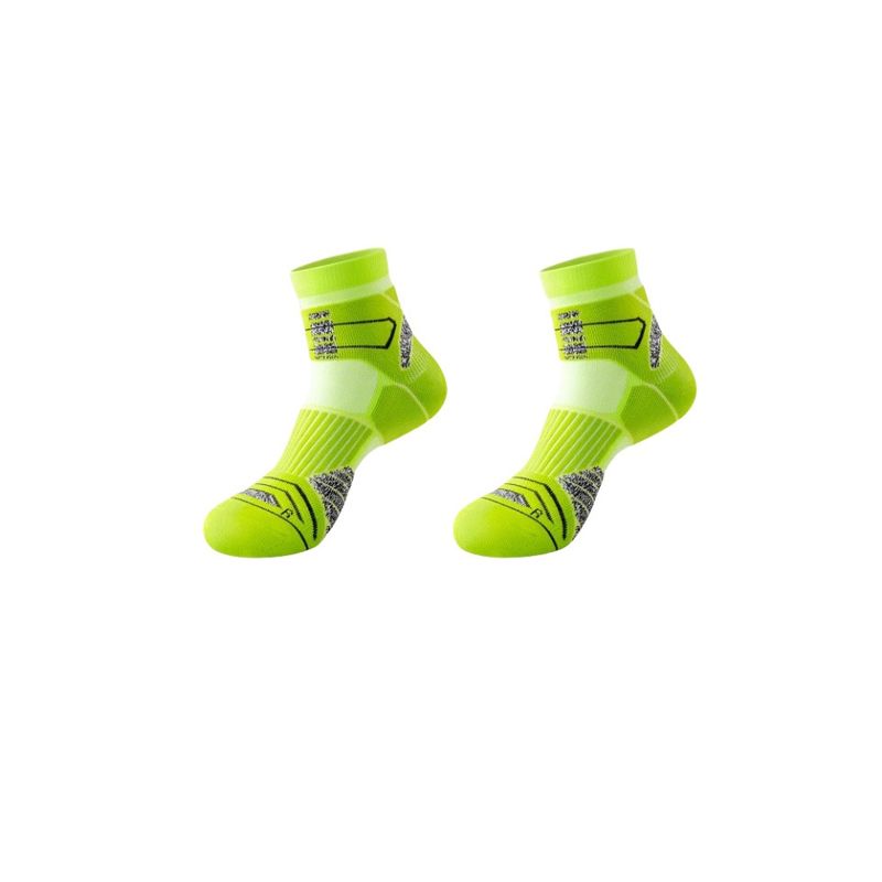 Wangjia Marathon Professional Laufsocken für Herren, Herbst und Winter, mittelhoch, mit verdickter Frotteesohle, geeignet für Sportarten wie Radfahren und Basketball._voghion.com