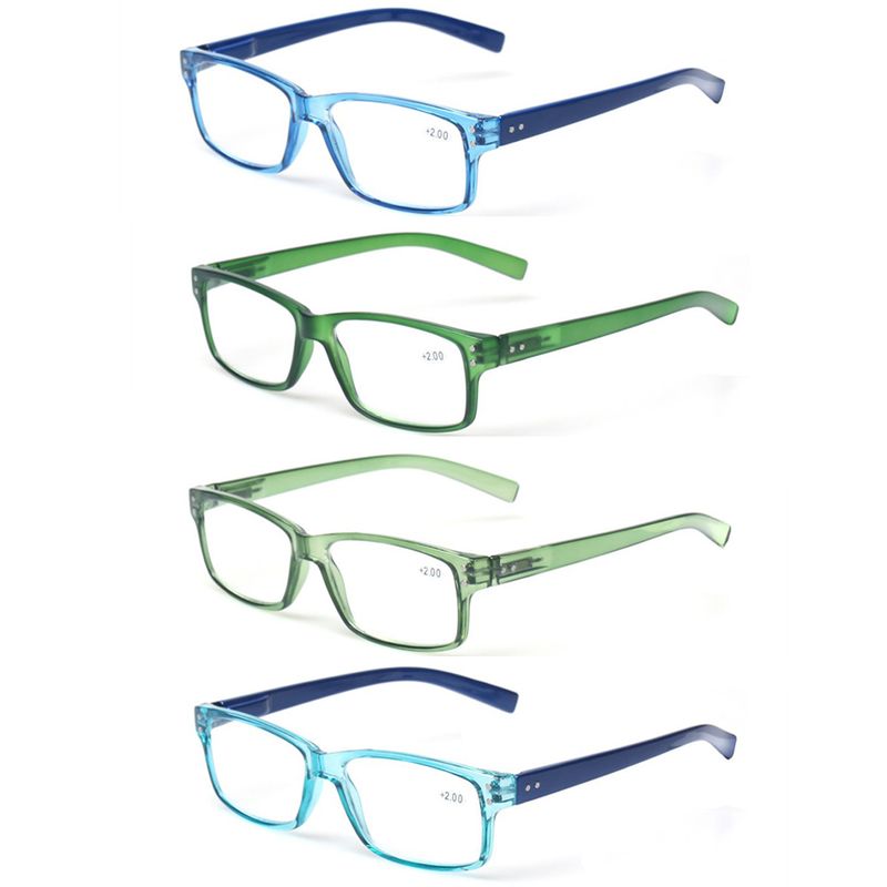 Nuovi arrivi Henotin Reading Gla Clear Optical Lenses Uomo e Donna con montatura rettangolare HD Presbiopia Diottrie Lente d'ingrandimento_voghion.com