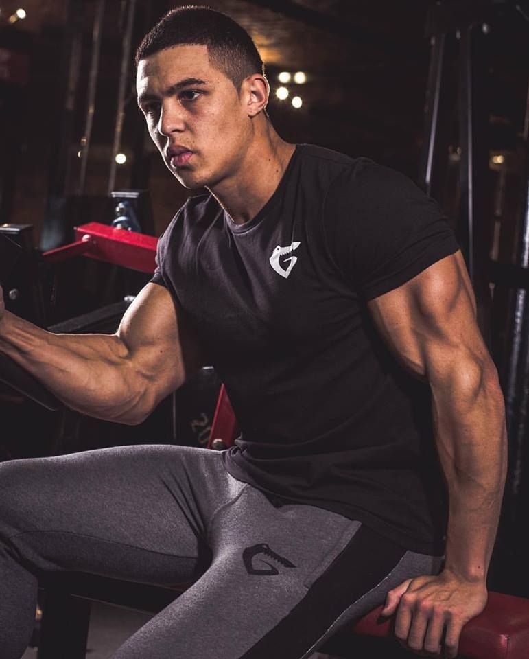 Muscle Brothers Summer New Round Neck Sports Fitness Short Sleeve Breathable Leisure Training Men's T-shirt Trendy_voghion.com