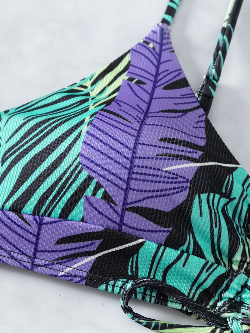 Women's Clothing Multi-color fashion bikini three-piece swimsuit for women_voghion.com