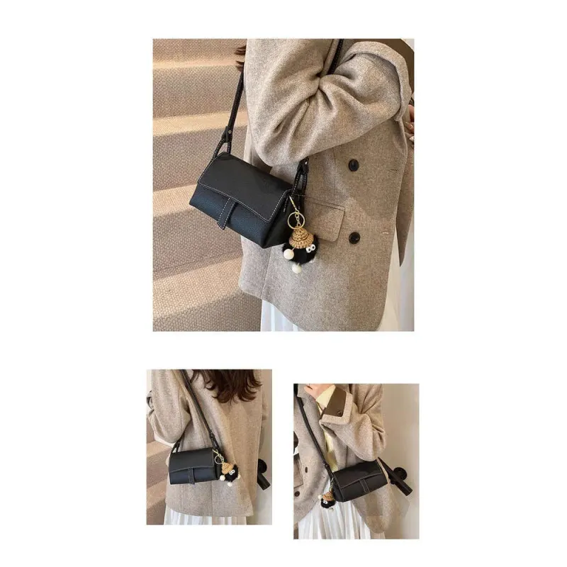 Borsa a tracolla semplice ed elegante, piccola e versatile, da donna, alla moda, squisita._voghion.com