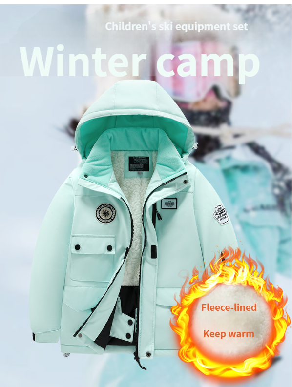 Nuovo set invernale per bambini, completo da ragazzo e giacca impermeabile antivento, pantaloni da sci professionali caldi e spessi per ragazze_voghion.com
