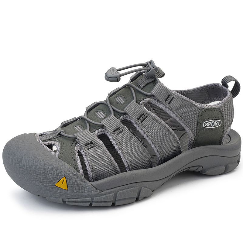 Sommersandalen, Dutt mit dicker Sohle, Herrenschuhe zum Aufspüren von Flüssen und Stränden, übergroße Freizeitschuhe für den Außenbereich_voghion.com