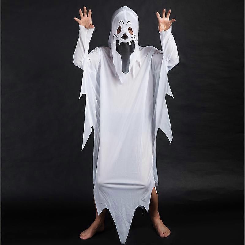 Costume da fantasma bianco, costume da mummia, adulto_voghion.com