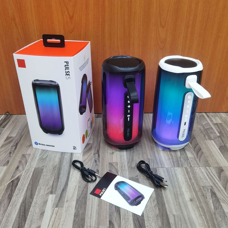PULSE 5 Family K Song Bluetooth Speaker Portable Column RGB Light Audio Boombox Outdoor Waterproof Subwoofer With Mic_voghion.com