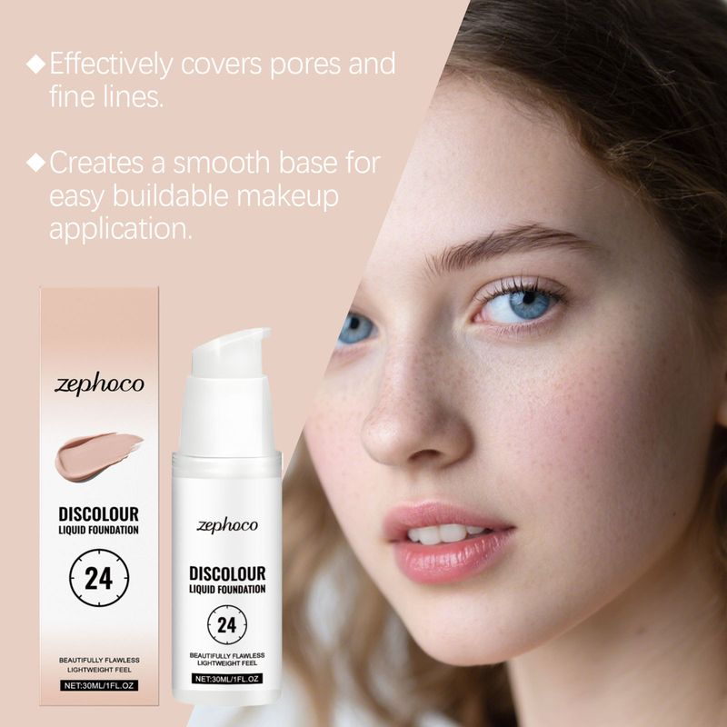 zephoco Color Changing Moisturizing Non-Removing Makeup Matte Natural Clear Concealer Foundation_voghion.com