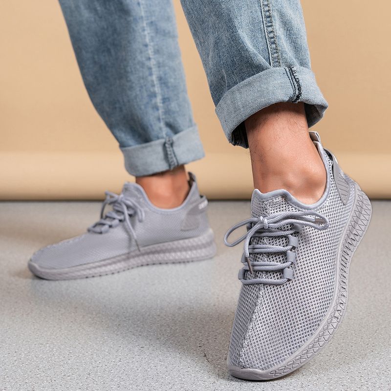 Baskets pour hommes, nouvelle collection été 2025, grande taille, respirantes, légères, tendance, polyvalentes, taille 45_voghion.com