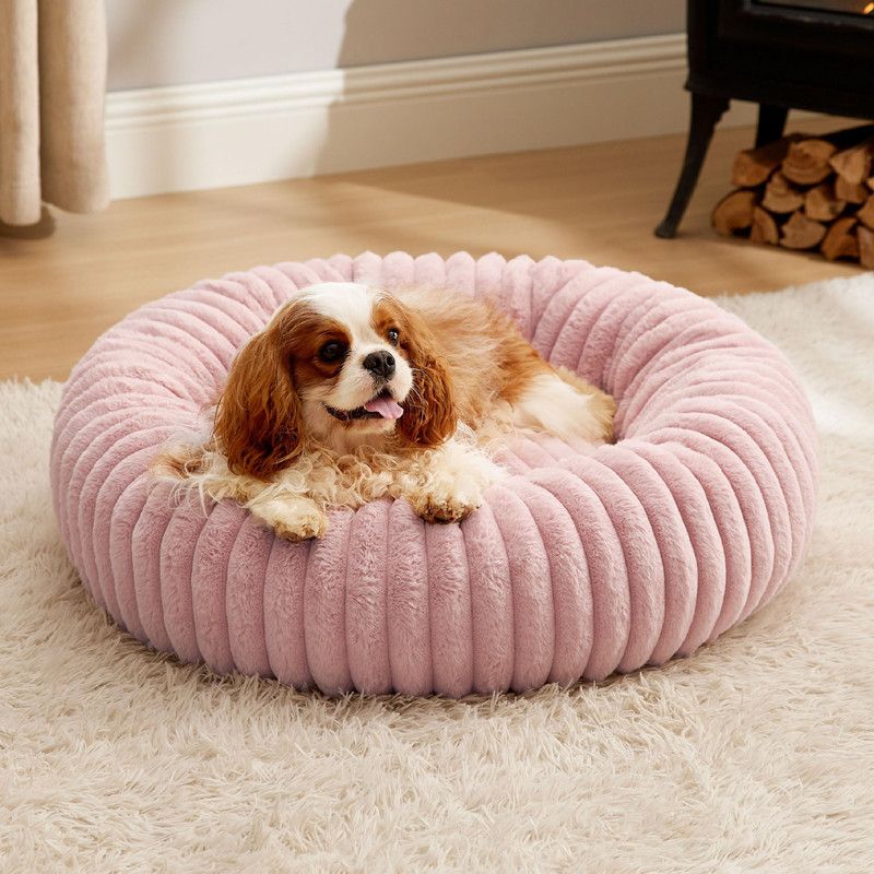 Heißer Verkauf Gerade Streifen Plüsch Katze Weich Bequem Abnehmbare Und Waschbar Pet Nest Matte Warme Hundebett_voghion.com
