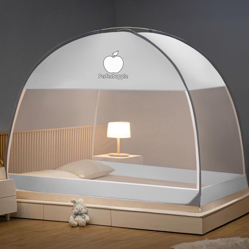 Zanzariera per Yurta Estiva, Installazione in Camera da Letto per Bambini, Anti-caduta, Pieghevole, Rimovibile_voghion.com