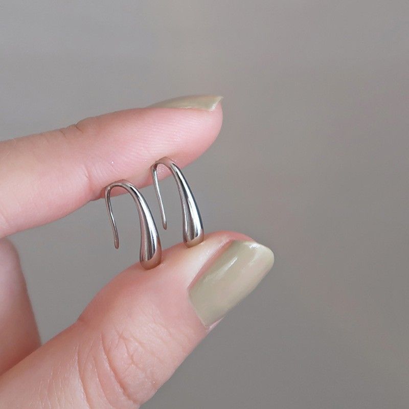 Shop Owner Recommended Simple And Exquisite Circle Hoop Women, High-End Luxury Earrings Suitable For Large Faces_voghion.com