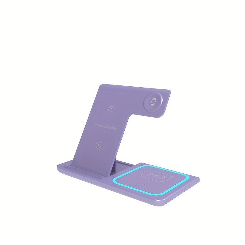 3 In 1 Fast Charging Station, Folding Wireless Charger Stand_voghion.com