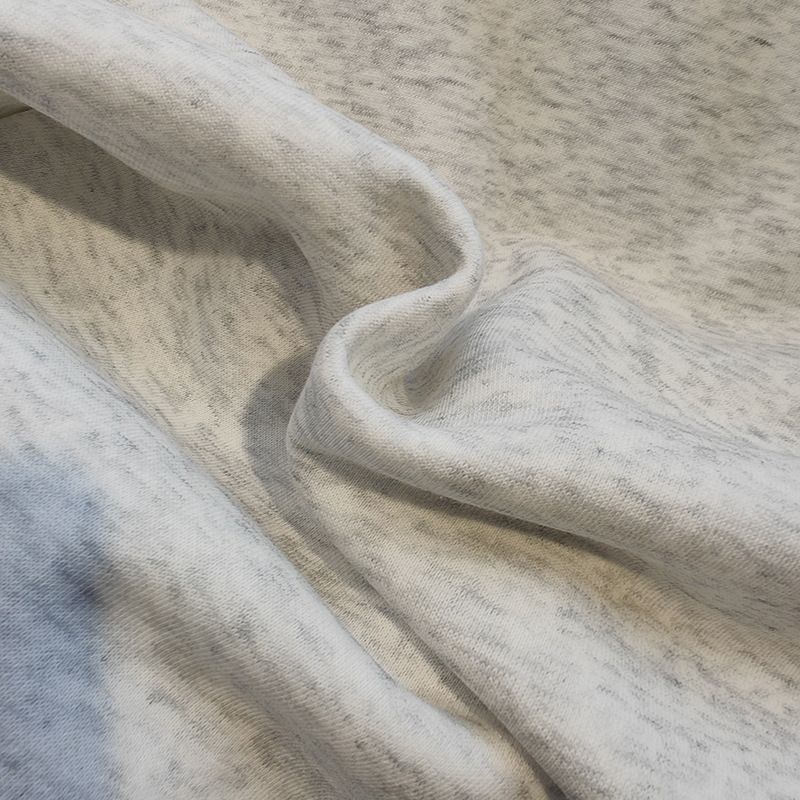 Übergroßes Rundhals-Sweatshirt für Herren – trendiger, bedruckter Freizeitpullover für den Campus und Paare (Weiß/Grau, optional mit Fleecefutter)_voghion.com