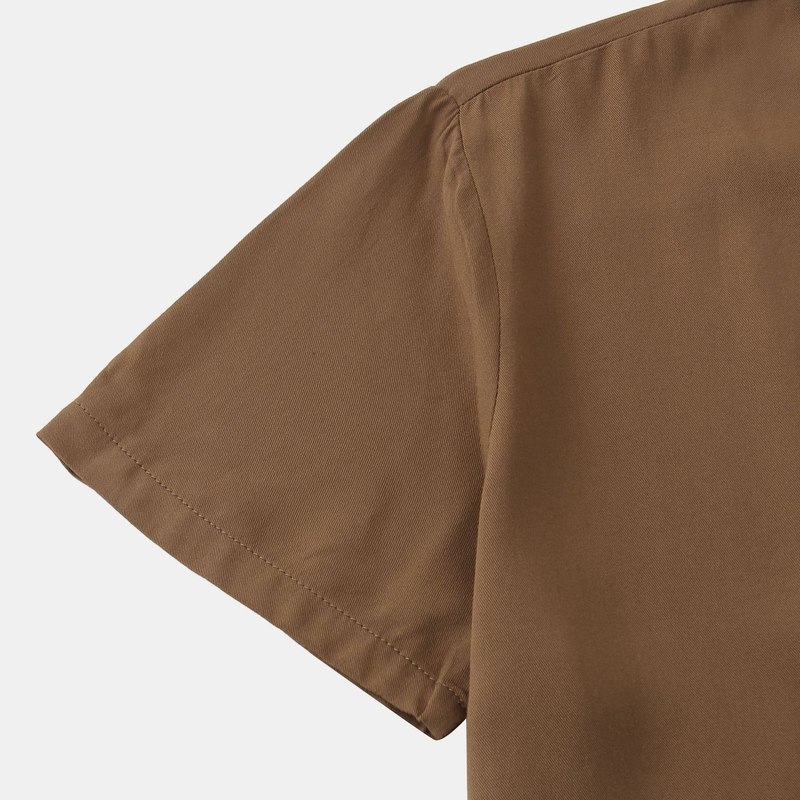 Herren Kurzarmhemd bedrucktes Freizeithemd große Größe Herrenbekleidung_voghion.com