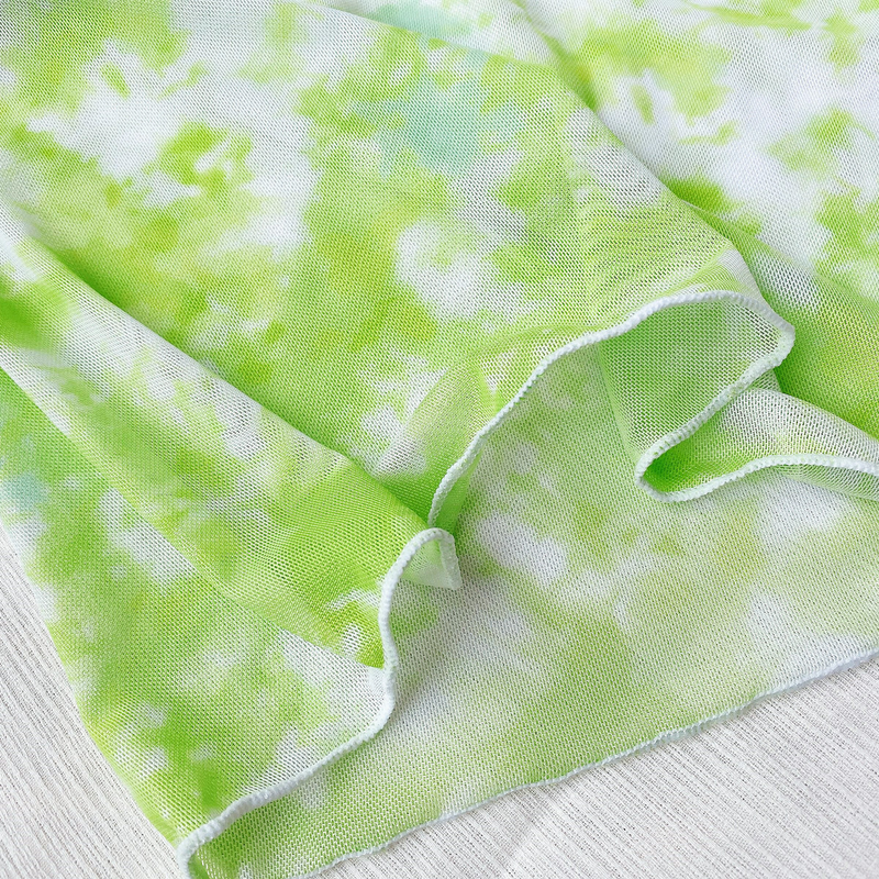 Bikini tie-dye outer swimsuit bikini swimsuit women's split swimsuit explosive swimsuit_voghion.com