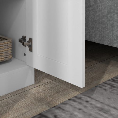 HOMCOM 69" Tall Storage Cabinet With Movable Storage Shelves, Modern Style Pantry Cupboard Cabinet With Soft Close Doors, White_voghion.com