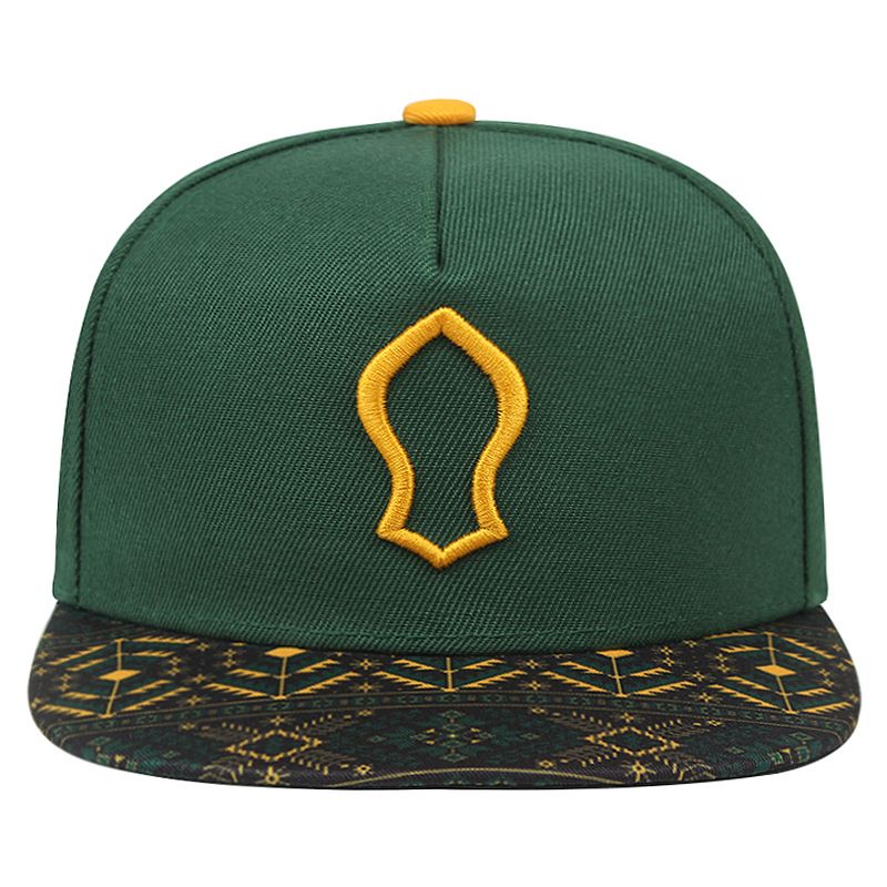 Cappello da baseball con stampa colorata, ricamato musulmano a tesa piatta, stile graffiti hip hop_voghion.com
