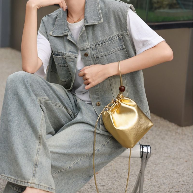 Oryginalna skórzana damska modna, uniwersalna, modna torebka na ramię typu crossbody w kształcie chmury, wykwintna torebka z krowiej skóry, mała torebka na telefon_voghion.com