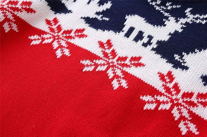 Pull en tricot doux pour enfants, motif dessin animé, unisexe, avec imprimés amusants (100-140 cm)_voghion.com