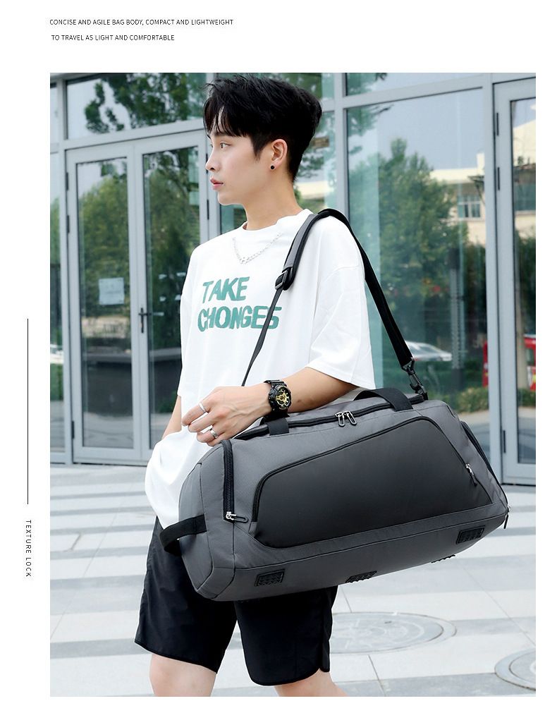 Geantă de yoga, geantă de antrenament pentru înot, geantă de sport, geantă de ridicare la modă, geantă crossbody, geantă de voiaj, geantă cilindrică de baschet_voghion.com